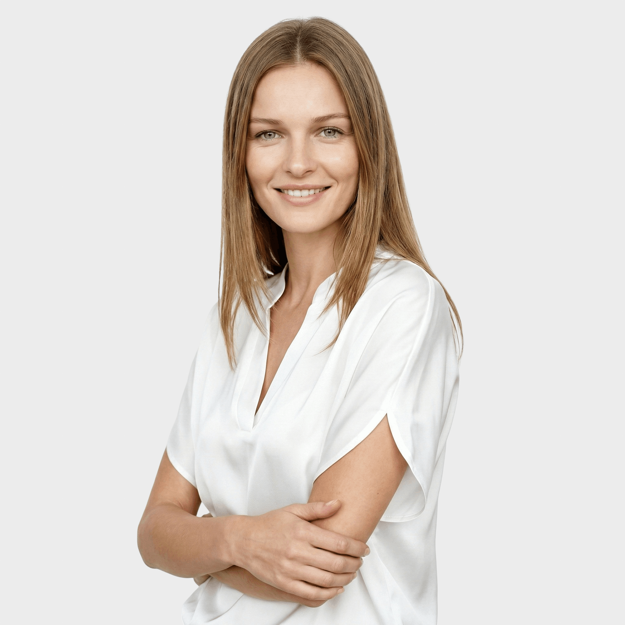 Karolina™ - Marškiniai su drapiruotu dizainu