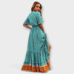 Madalena - Boho maxi suknelė