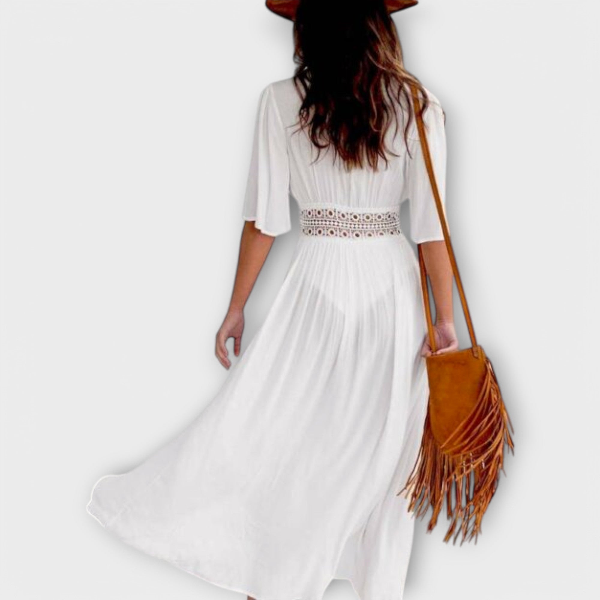 Luisa - Midi Boho Suknelė