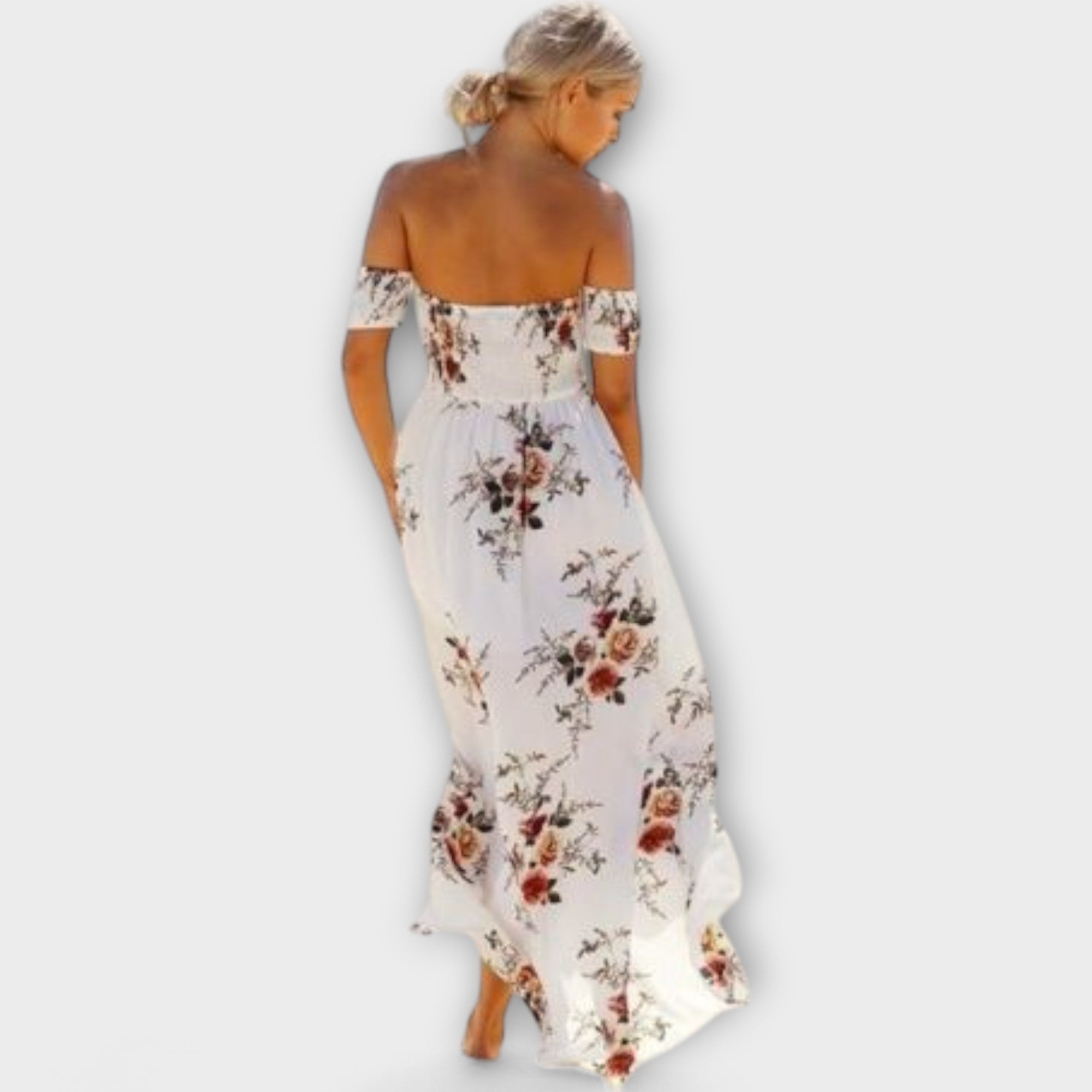 Francisca - Boho stiliaus midi suknelė