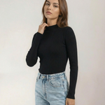 Sandra | Sandra Pusiau Aukštos Apykaklės Viršus