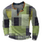 Retro Patchwork Henley