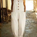 Rocio™ - Mono vaquero casual con hebilla ajustable