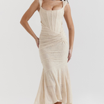 Nalina™ | Maxi Suknelė – Elegancija Kiekviename Detalyje