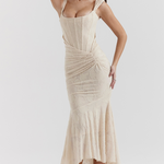 Nalina™ | Maxi Suknelė – Elegancija Kiekviename Detalyje
