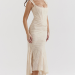 Nalina™ | Maxi Suknelė – Elegancija Kiekviename Detalyje