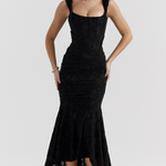 Nalina™ | Maxi Suknelė – Elegancija Kiekviename Detalyje