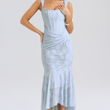 Nalina™ | Maxi Suknelė – Elegancija Kiekviename Detalyje