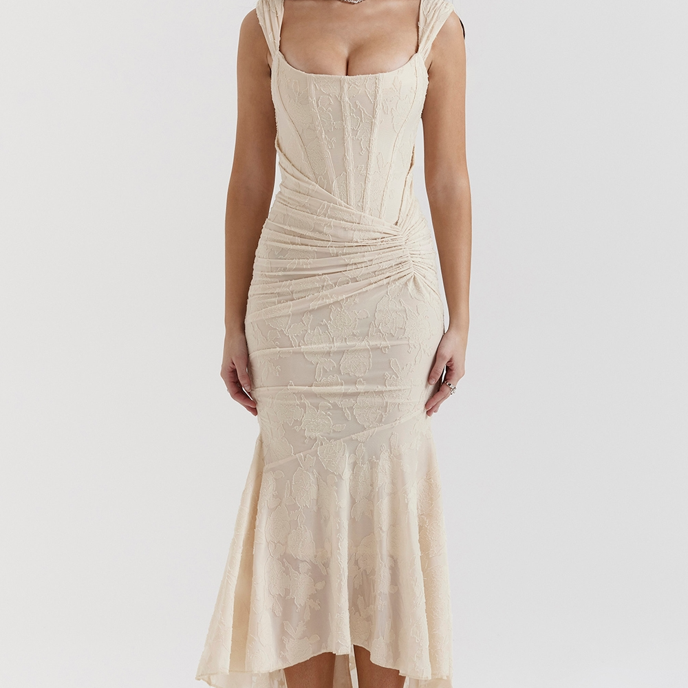Nalina™ | Maxi Suknelė – Elegancija Kiekviename Detalyje