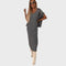 Paslaptis | Suknelė su derančiu golfu