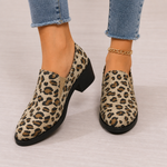 Leokadija™ | Leopardo rašto mokasinai