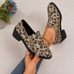 Leokadija™ | Leopardo rašto mokasinai