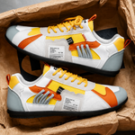 Lukas | Retro spalvoti sportbačiai – Geltona