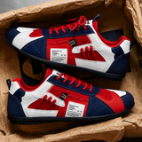 Lukas | Retro spalvoti sportbačiai – Raudona