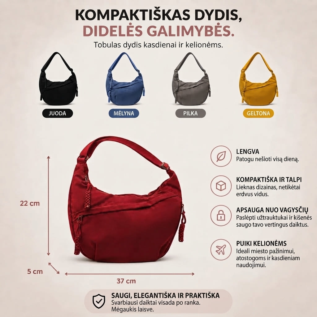 Luna™ - Elegantiška rankinė per petį