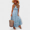Lola - Maxi suknelė su boho nėriniais