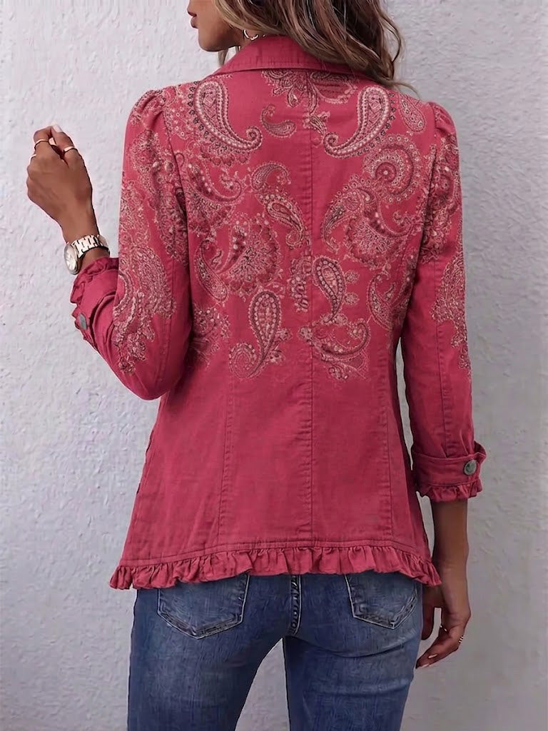 Kamilė™ | Vintažinis paisley rašto švarkelis