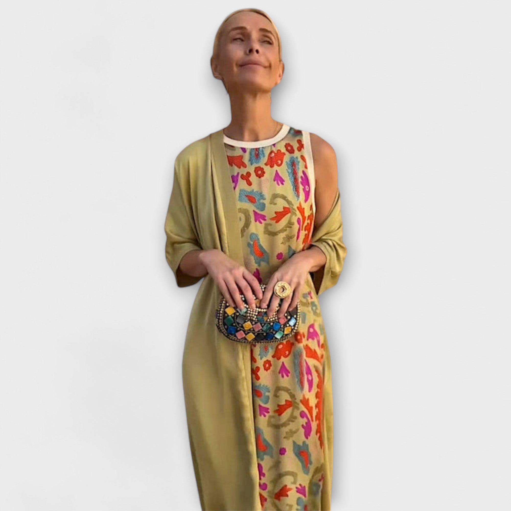 Julia – Maxi suknelė su derančiu švarku