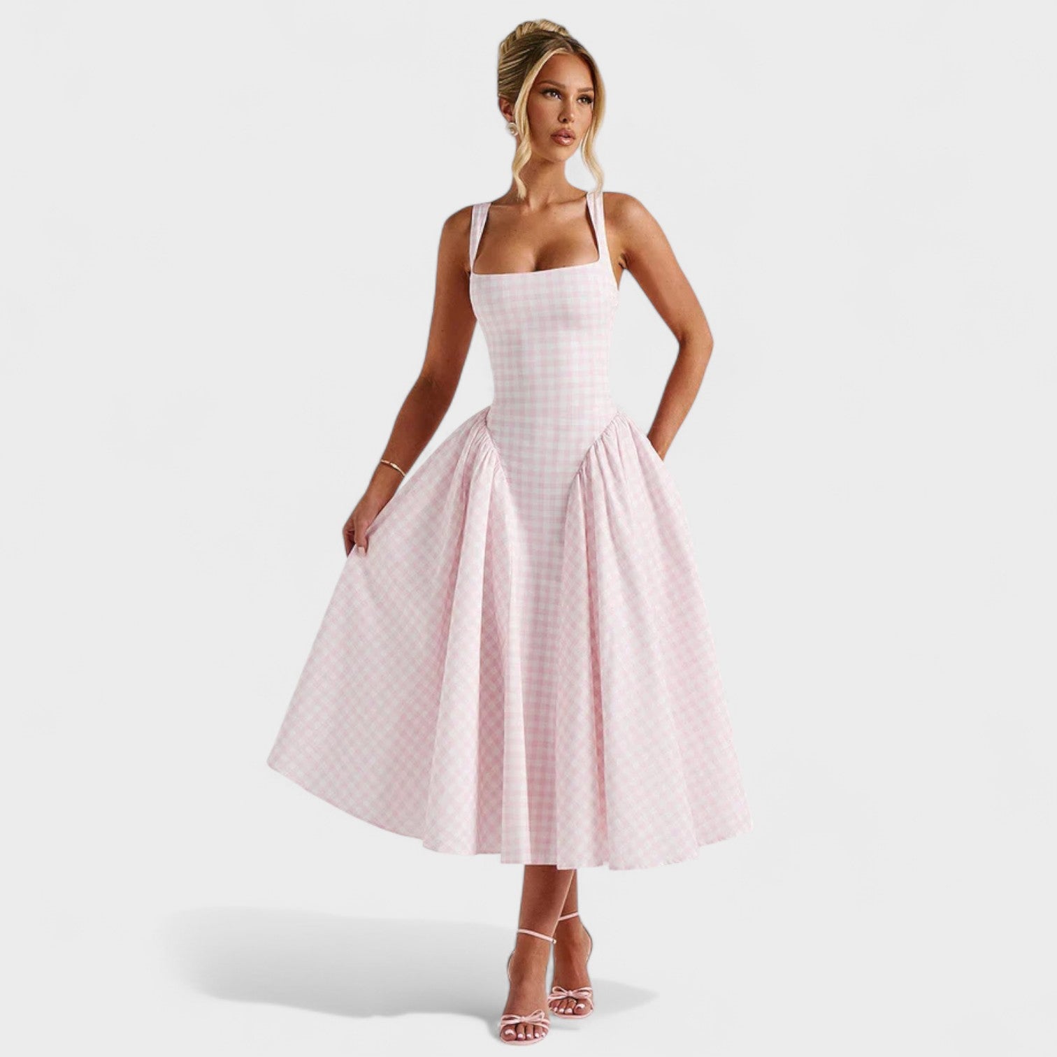 Sherrie - Vintage midi suknelė