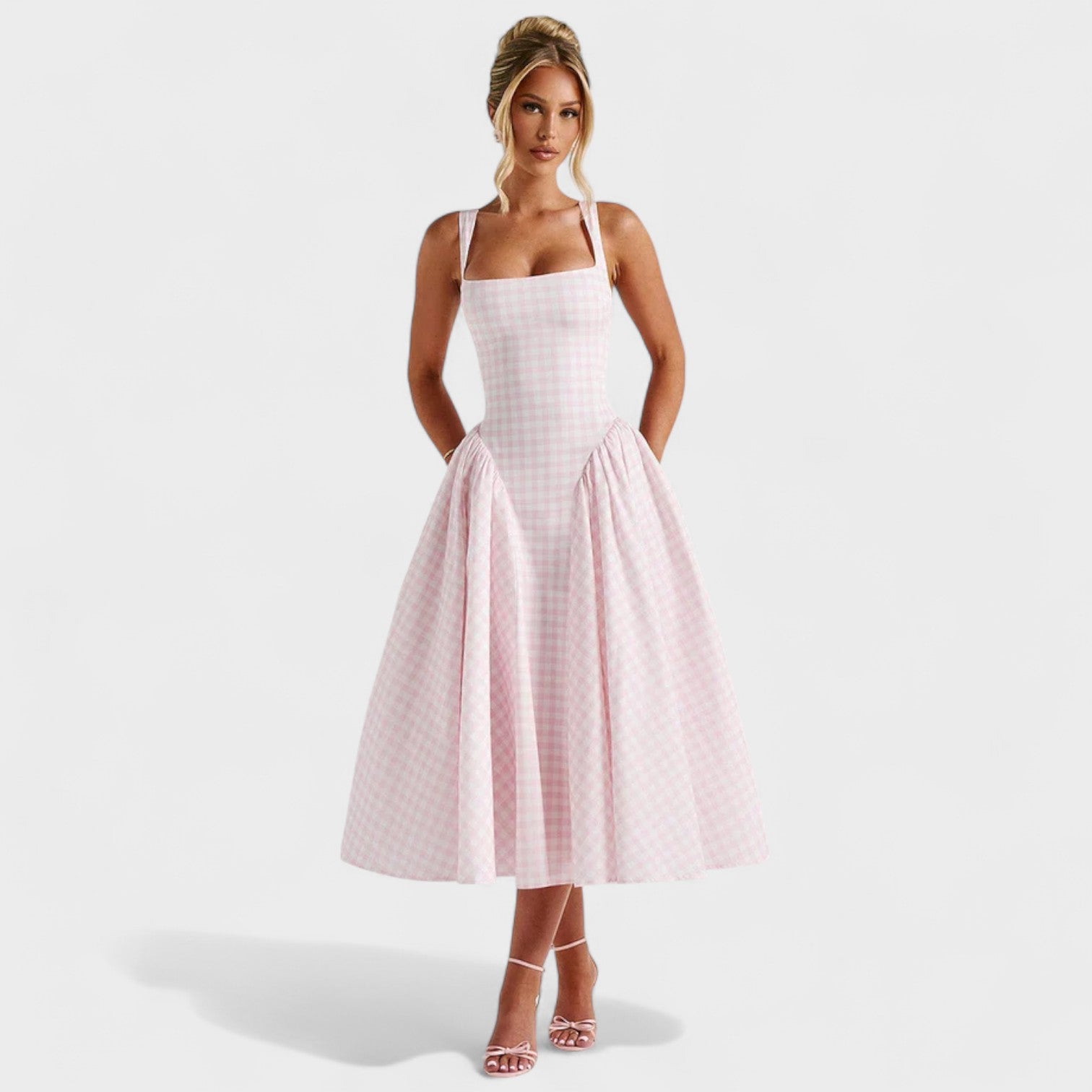 Sherrie - Vintage midi suknelė